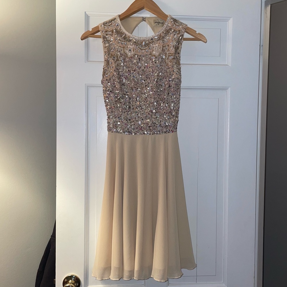 Beaded Top Formal Dress